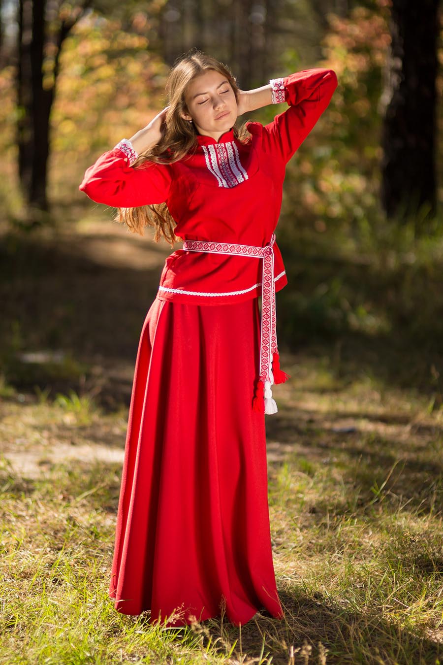 Underwear Women in Slavic costumes in Tustla Gutierrez