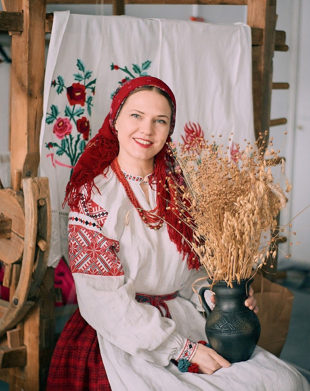 Women in Slavic costumes in Tustla Gutierrez
