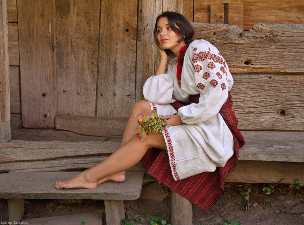 Women in Slavic costumes in Tustla Gutierrez