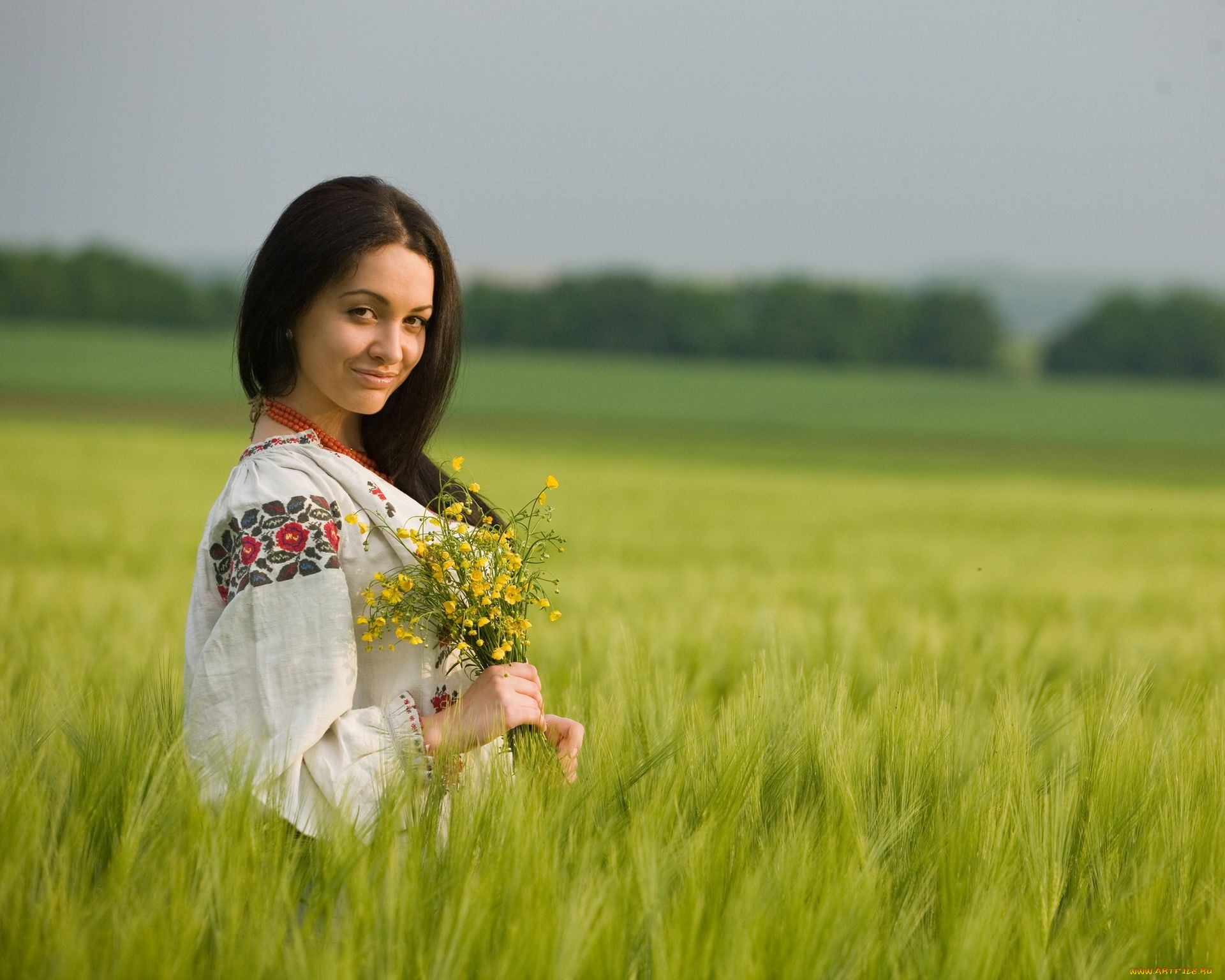 Women in Slavic costumes in Tustla Gutierrez