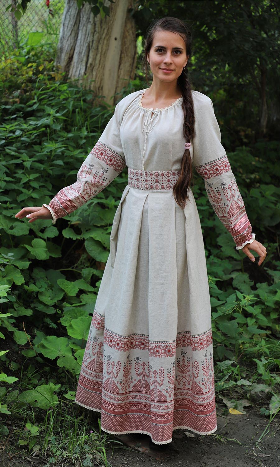 Girls in Slavic costumes in Tustla Gutierrez